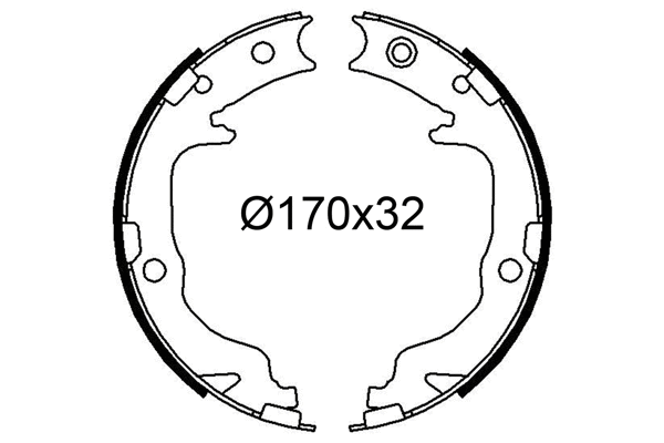 Brake Shoe Set (564241)