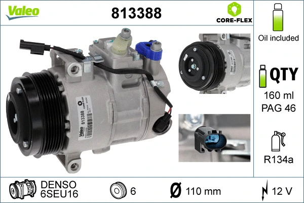 Compressor, air conditioning (813388)