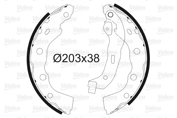 Brake Shoe Set (564095)