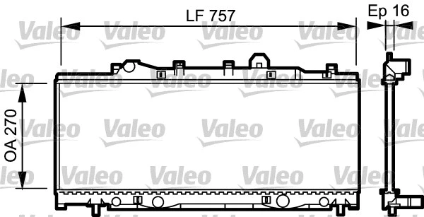 Radiator, engine cooling (731975)
