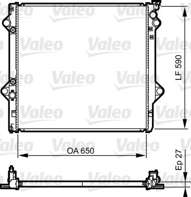 Radiator, engine cooling (735569)