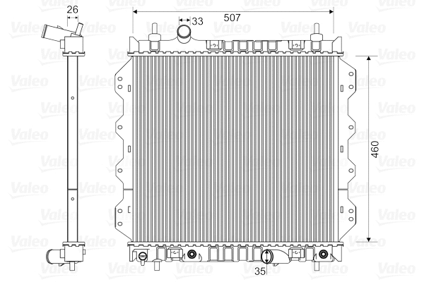 Radiator, engine cooling (732704)