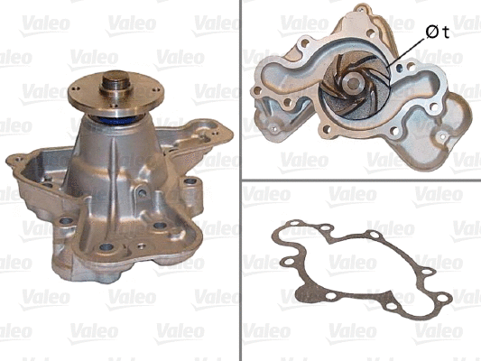Water Pump, engine cooling (506611)