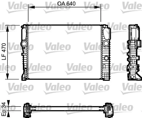 Radiator, engine cooling (732849)