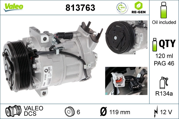 Compressor, air conditioning (813763)