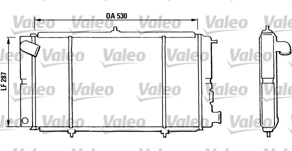 Radiator, engine cooling (810811)