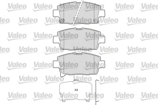 Brake Pad Set, disc brake (601673)
