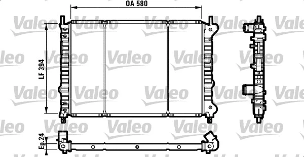 Radiator, engine cooling (732583)