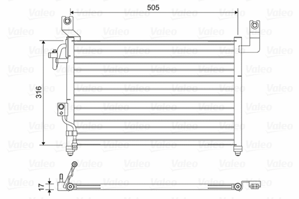 Condenser, air conditioning (814427)