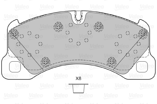 Brake Pad Set, disc brake (601280)