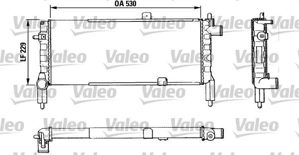 Radiator, engine cooling (883920)
