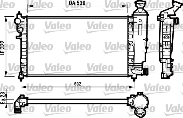 Radiator, engine cooling (731526)