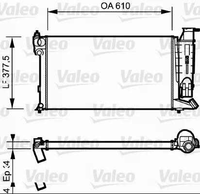 Radiator, engine cooling (730985)