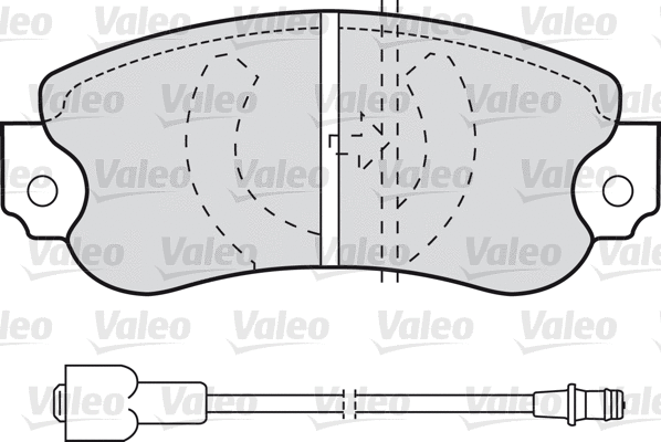 Brake Pad Set, disc brake (598162)