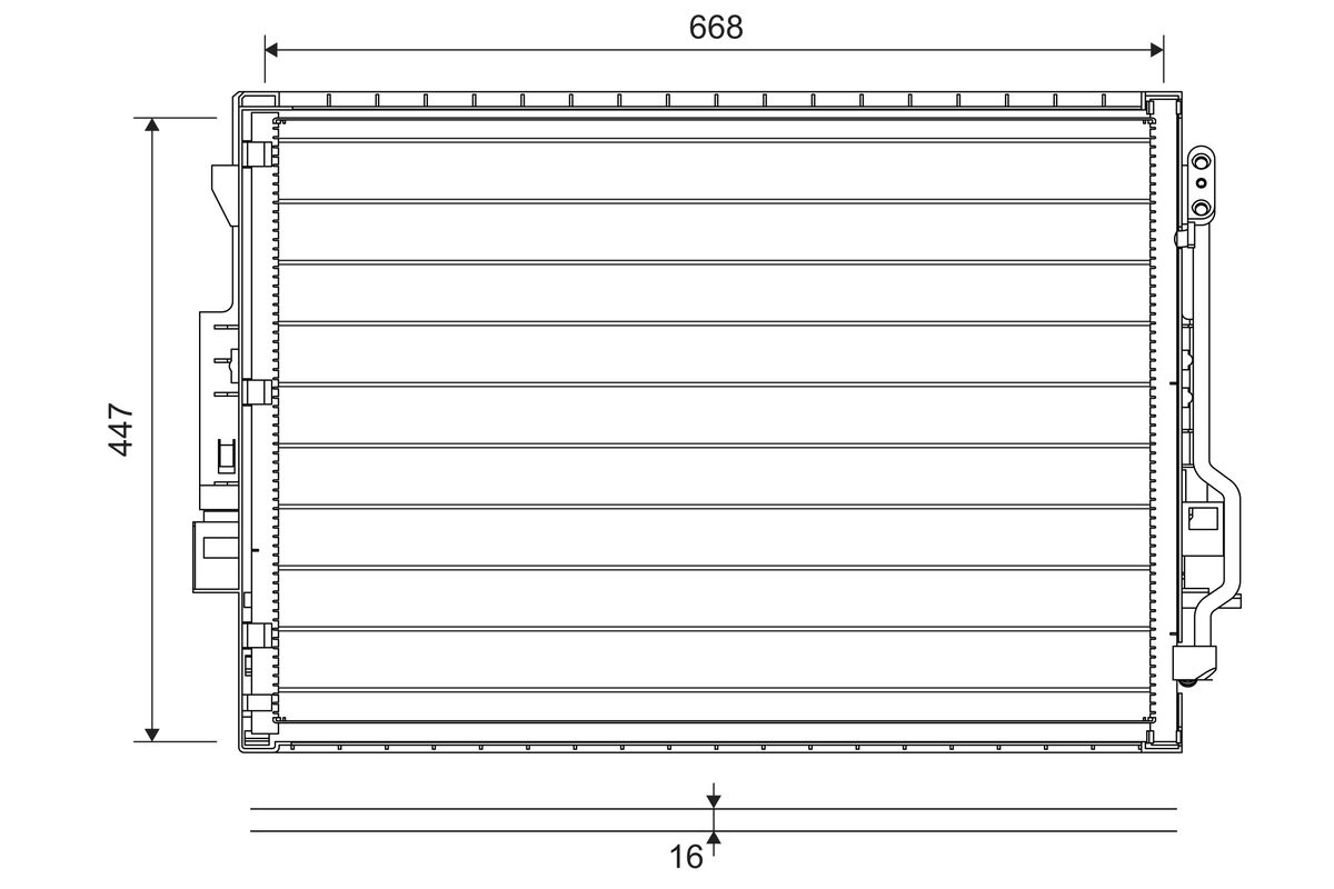 Condenser, air conditioning (822643)