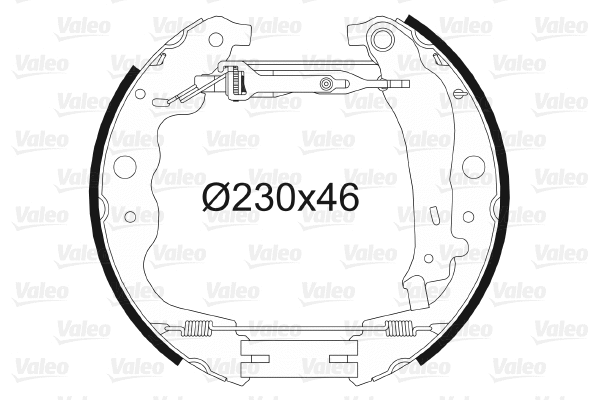 Brake Shoe Set (554901)