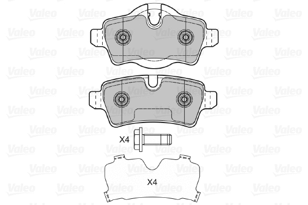 Brake Pad Set, disc brake (601041)