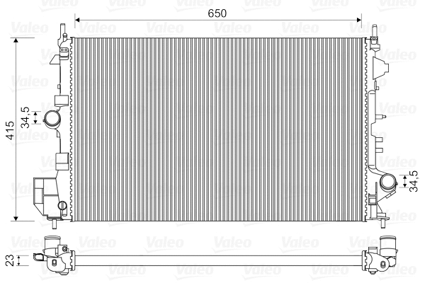 Radiator, engine cooling (734981)