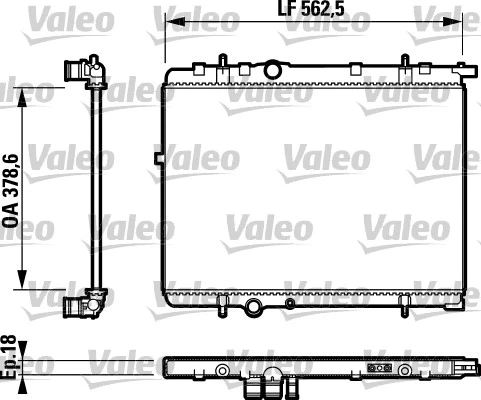 Radiator, engine cooling (732891)