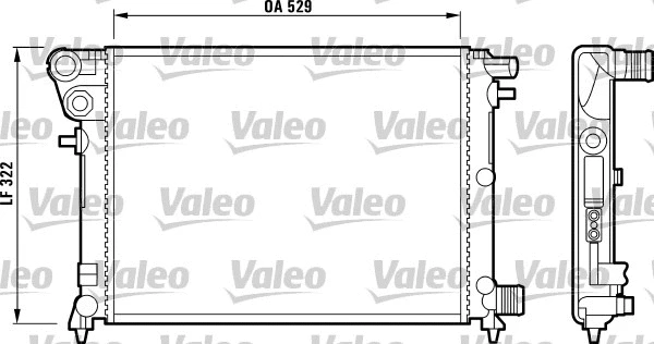 Radiator, engine cooling (732799)