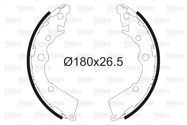 Brake Shoe Set (564152)