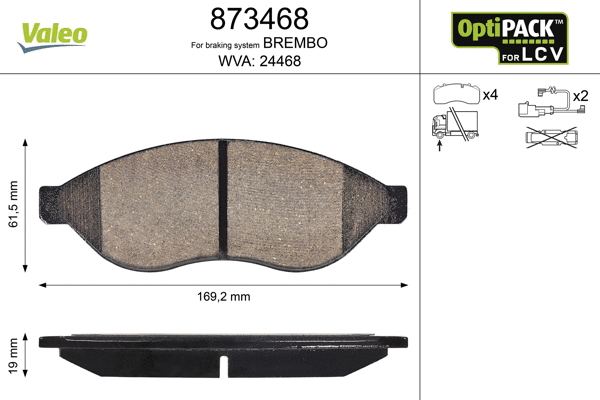 Brake Pad Set, disc brake