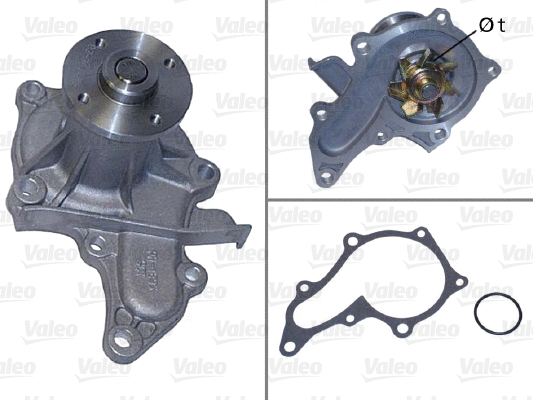 Water Pump, engine cooling (506942)