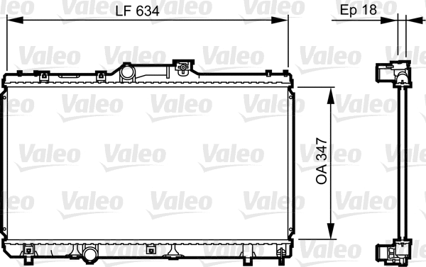 Radiator, engine cooling (731441)