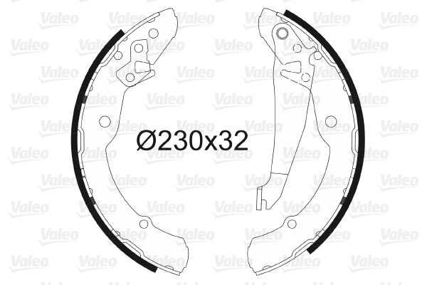 Brake Shoe Set (562641)