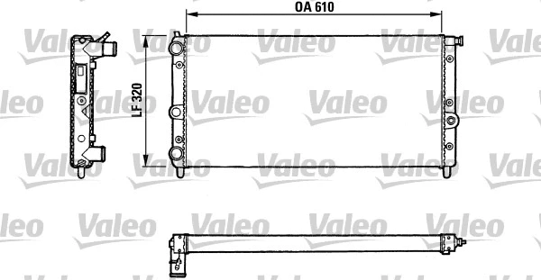 Radiator, engine cooling (811067)