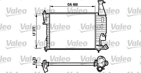 Radiator, engine cooling (732564)