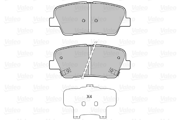 Brake Pad Set, disc brake (601134)