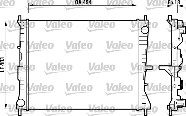 Radiator, engine cooling (732903)