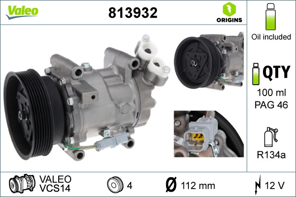 Compressor, air conditioning (813932)