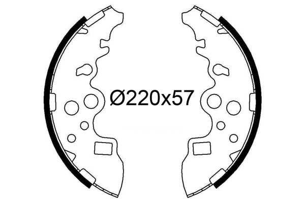 Brake Shoe Set (564313)