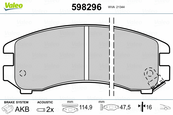 Brake Pad Set, disc brake