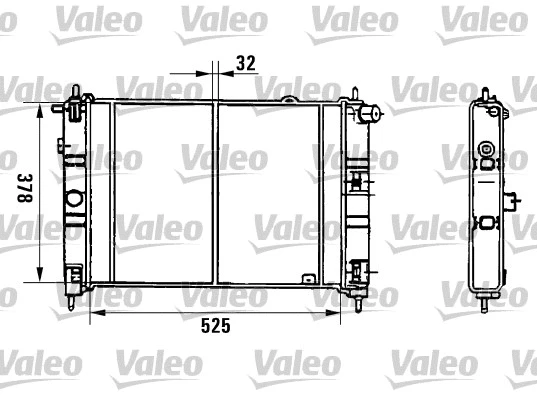 Radiator, engine cooling (971601)