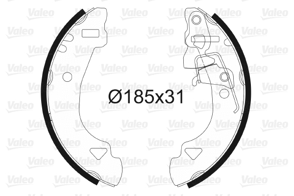 Brake Shoe Set (562583)