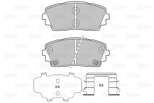 Brake Pad Set, disc brake (601299)