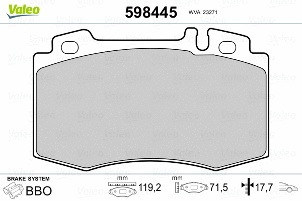 Brake Pad Set, disc brake