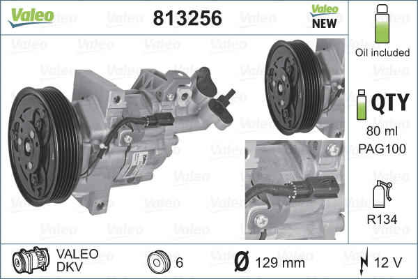 Compressor, air conditioning (813256)