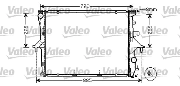 Radiator, engine cooling (734741)