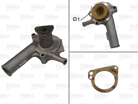 Water Pump, engine cooling (506127)