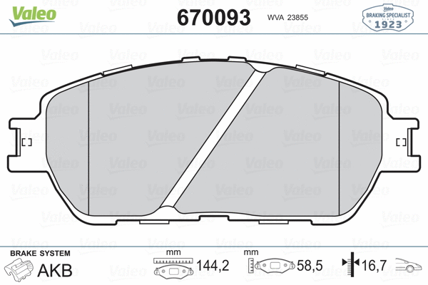 Brake Pad Set, disc brake