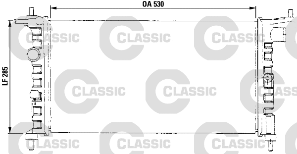 Radiator, engine cooling (231013)