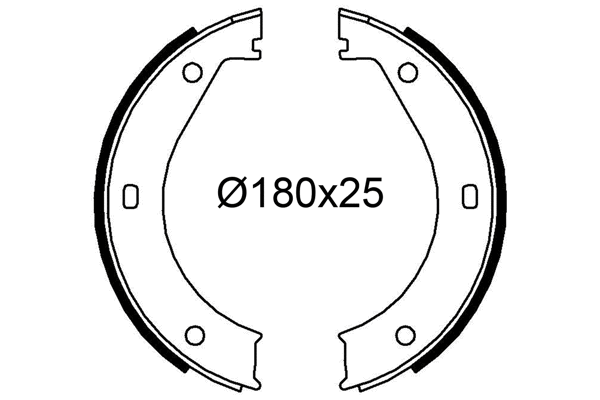 Brake Shoe Set (564257)