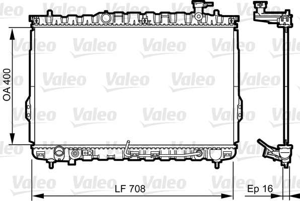Radiator, engine cooling (734909)