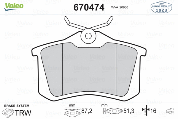 Brake Pad Set, disc brake