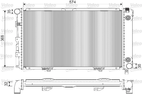 Radiator, engine cooling (733135)