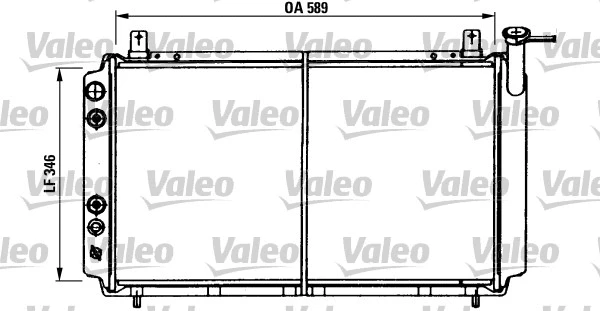 Radiator, engine cooling (730949)
